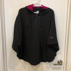 The North Face hooded poncho